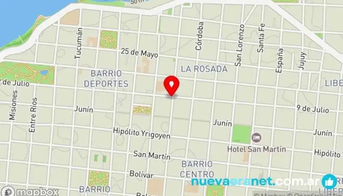 mapa de Martha de Bianchetti Cafetería, Pastelería en Corrientes