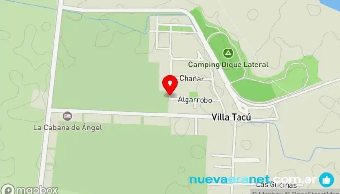 mapa de MÁS FIACA (Villa Tacú-Zonda) Cabaña de montaña, Casa rural en San Juan
