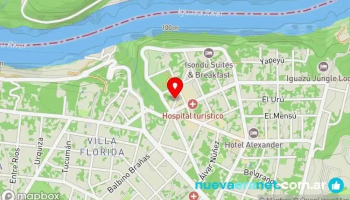 mapa de Mas-ke pan Panadería en Puerto Iguazú