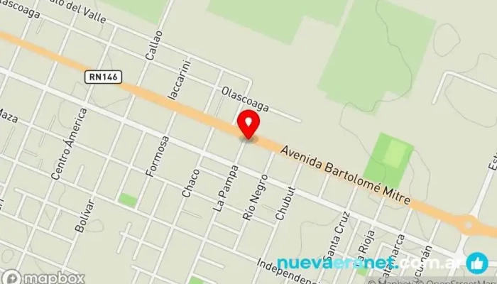 mapa de Más Q' Pan Panadería en San Rafael