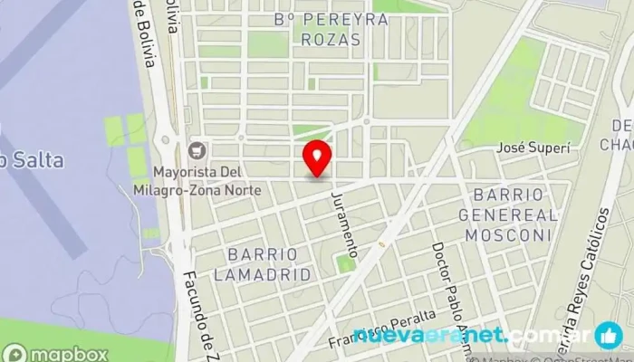 mapa de Massé pasteleria y panaderia Pastelería en Salta
