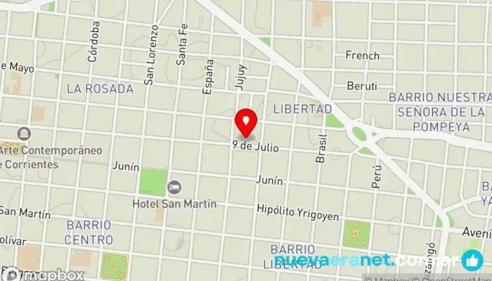 mapa de Massin Náutica Venta de embarcaciones en Corrientes
