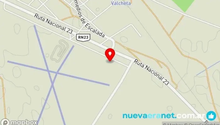 mapa de Matadero Valcheta Ganadero en Valcheta