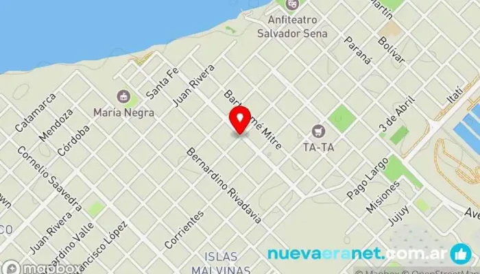 mapa de Mava Panaderia y Pasteleria Panadería en Ituzaingó