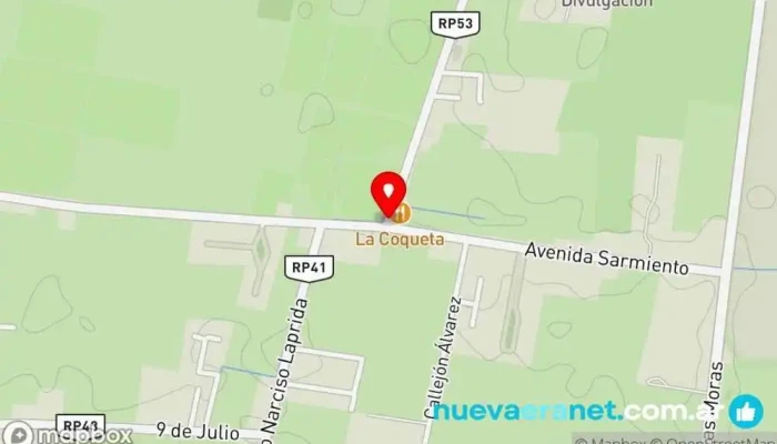 mapa de MAXIKIOSCO La Cordobesa Tienda general en Zonda
