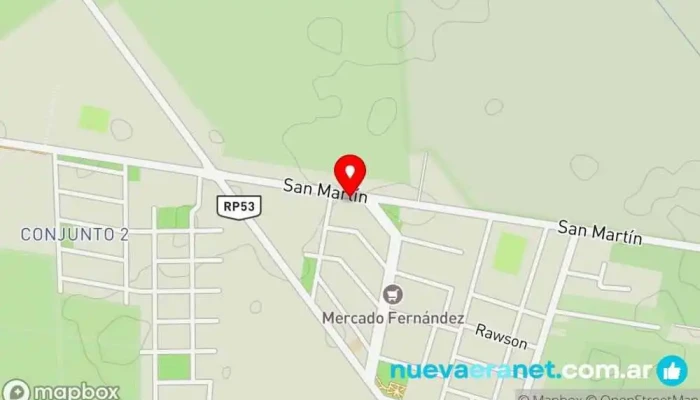 mapa de Maxikiosco Valentin Mercado en Zonda