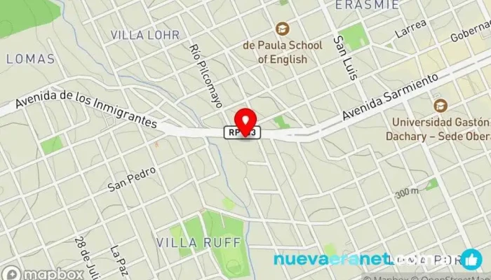 mapa de Maxima SRL Supermercado en Oberá