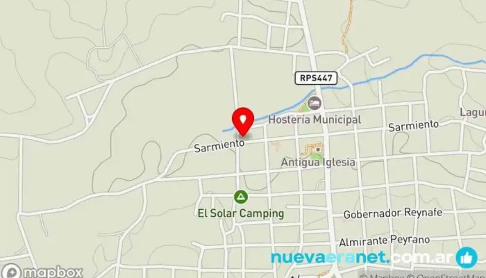 mapa de Maximiliano Auad - Bienes Inmuebles Agencia inmobiliaria en Villa Tulumba