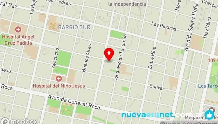 mapa de Mayorista de insumos tecnológicos. Tus Tecnologias S.R.L. Tienda de informática, Tienda de accesorios para móviles, Tienda de iluminación, Tienda de fotografía, Tienda de equipos de sonido en San Miguel de Tucumán