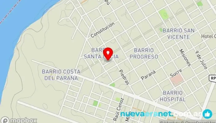 mapa de Mayra Vandecaveye de Ormeño Pastelería Pastelería en Bella Vista