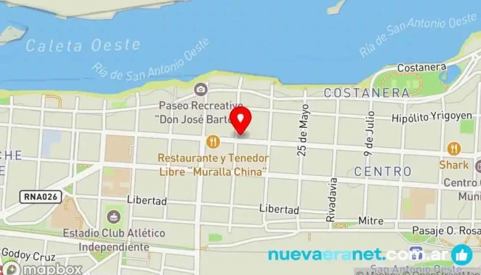 mapa de Mazziotti Sabor Y Tradicion Panadería en San Antonio Oeste