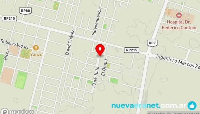 mapa de MB HOCKEY - La casa de Hockey sobre patines en Pocito Tienda de deportes, Tienda de suministros para hockey en Villa Aberastain