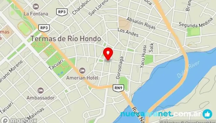 mapa de Mc Center Termas de Río Hondo Comercio, Tienda de ropa, Tienda de deportes en Termas de Río Hondo