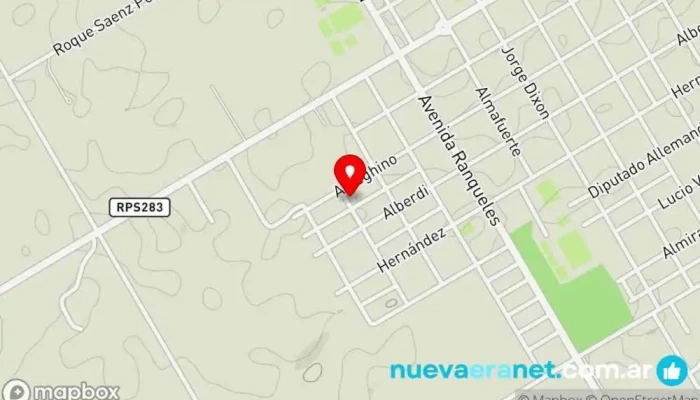 mapa de Meli Nieto Pastelería Artesanal Pastelería en Coronel Moldes