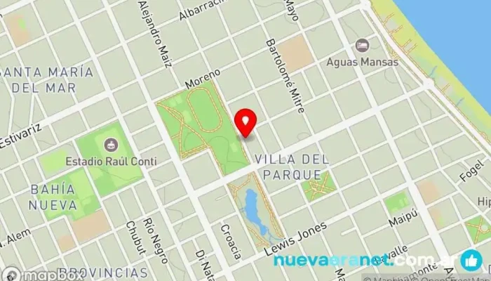 mapa de Melysion Pastelería en Puerto Madryn