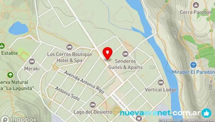 mapa de Meme's Cakes - Pasteleria & Casa de Té Cafetería, Pastelería en El Chalten