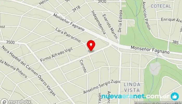 mapa de Mercadito Luisito 1 Tienda de alimentación en El Calafate