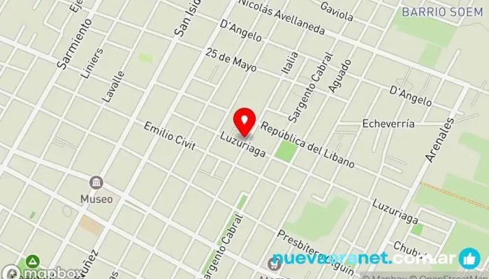 mapa de Mi Dulce Bianca Panadería en Rivadavia