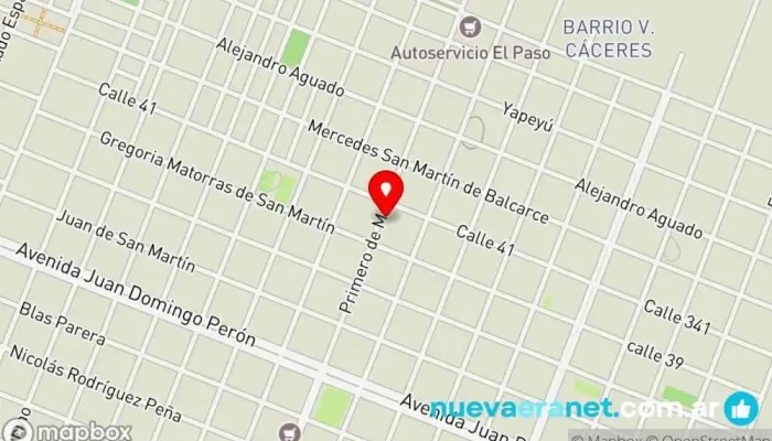 mapa de Mi dulce florentina Pastelería en Sáenz Peña
