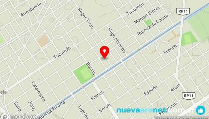 mapa de Mi Dulce TAMY de Dulzura Tawac Pastelería en La Banda