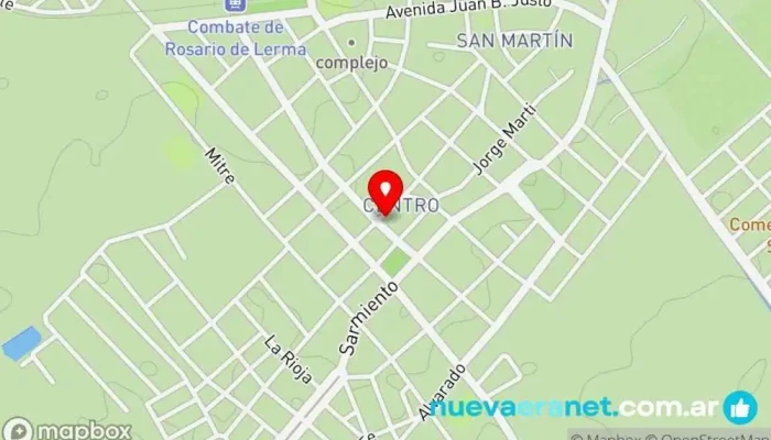 mapa de Mi Dulce Tentación Heladería, Pastelería en Rosario de Lerma