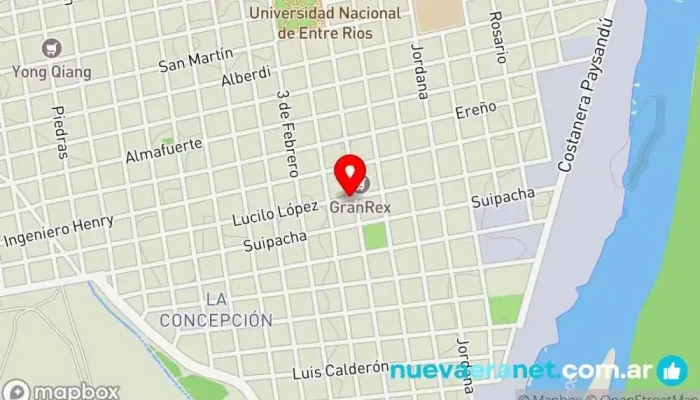 mapa de Mí viejo Panadería en Concepción del Uruguay