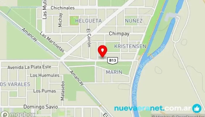 mapa de Mica Zurra La casa de la pasteleria Pastelería en Cipolletti