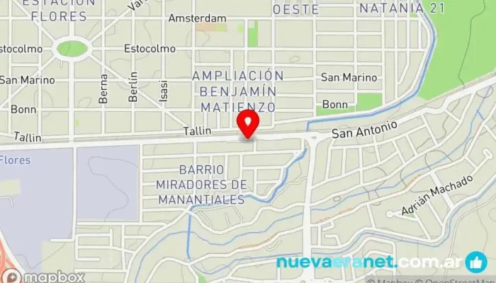 mapa de Milhojas Bakery & Coffee Panadería en Córdoba