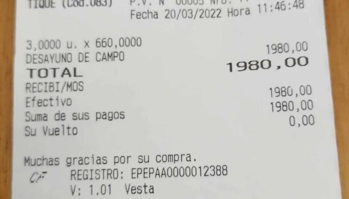Milhojas Bakery Coffee Precios - Córdoba