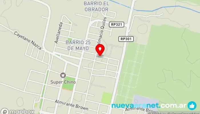 mapa de Minetty's Pastelería en Lules