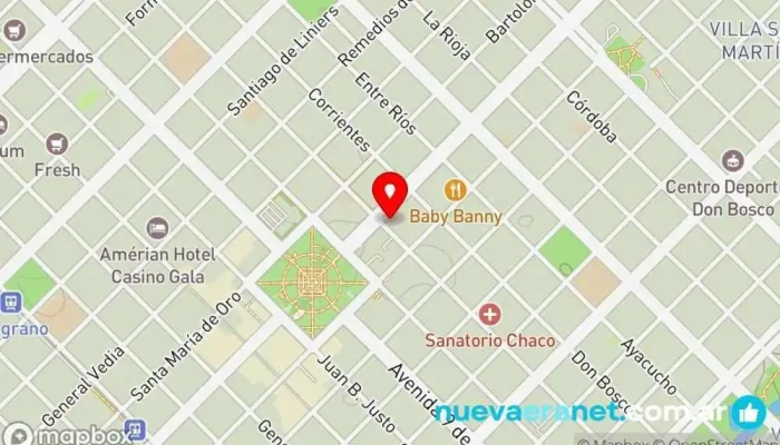 mapa de MIPAN Panadería en Resistencia