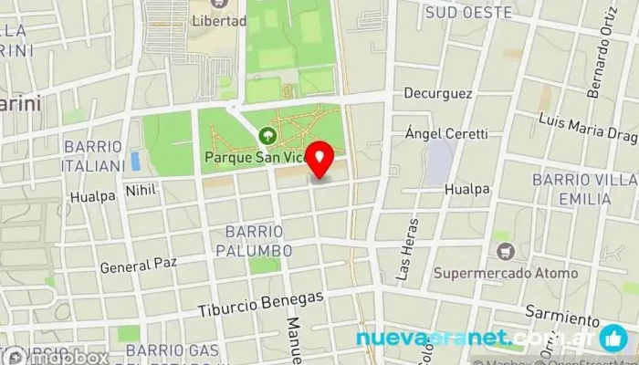 mapa de Mis bellas artesanías Pastelería en Godoy Cruz