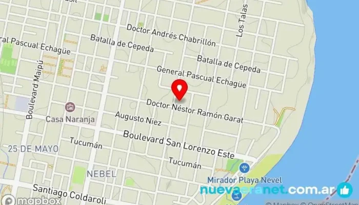 mapa de Mis Dulces Amores Pastelería en Concordia