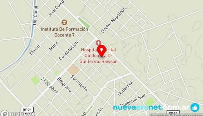 mapa de Mk El Profe Panadería en Clodomira