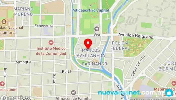 mapa de Mon Cheri Pastelería Artesanal Pastelería en San Fernando del Valle de Catamarca