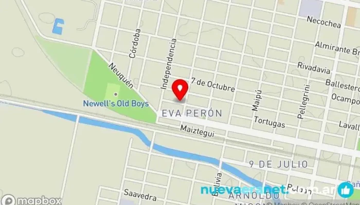 mapa de Moni Rismand Pasteleria Artesanal Pastelería en Cañada de Gomez