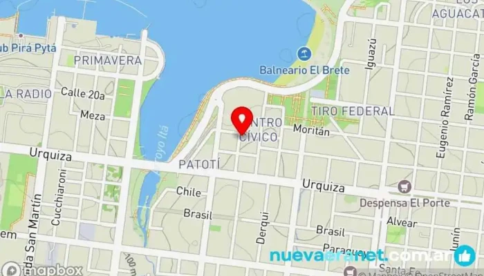 mapa de Mora Pasteleria Artesanal Pastelería en Posadas