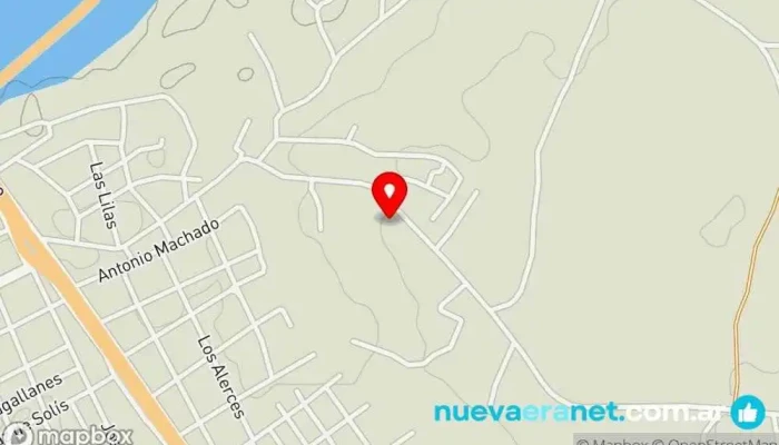 mapa de Motel Las Tinajas Hotel en Villa Río Hondo