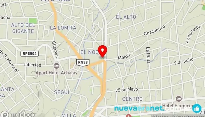 mapa de Muebleria | Sudestada Tienda de muebles en La Falda