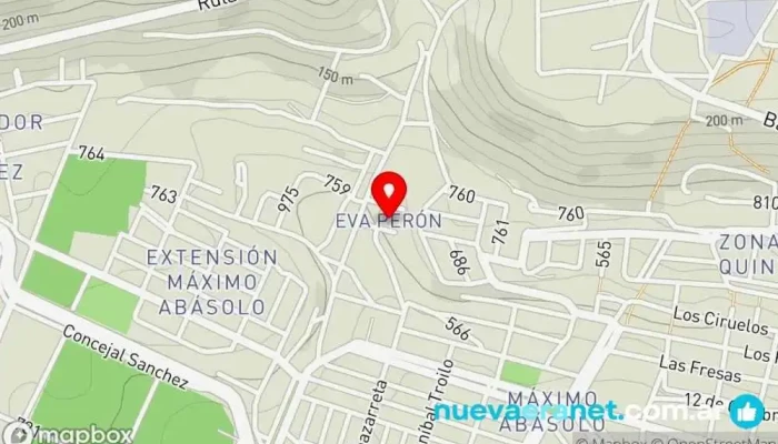 mapa de Multirubro Faku Pastelería en Comodoro Rivadavia