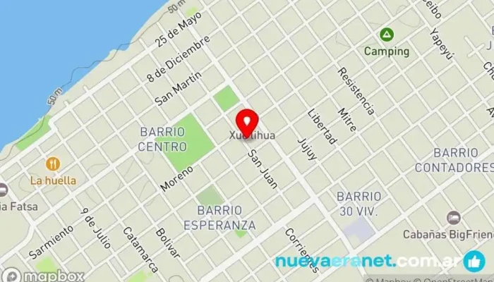 mapa de Mundo Chipa Panadería en Paso de la Patria