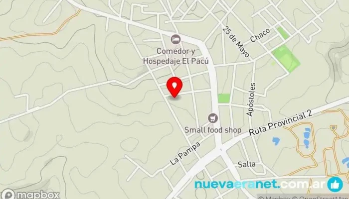 mapa de Municipalidad de Alba Posse Diputación en Santa Rita
