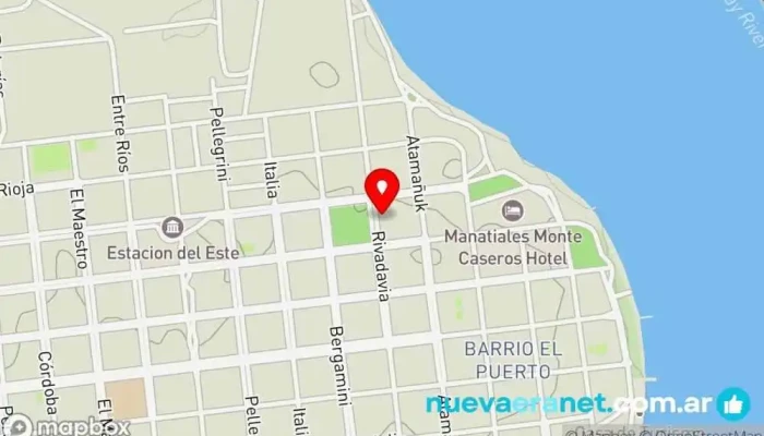 mapa de Municipalidad de Monte Caseros Gobierno en Monte Caseros