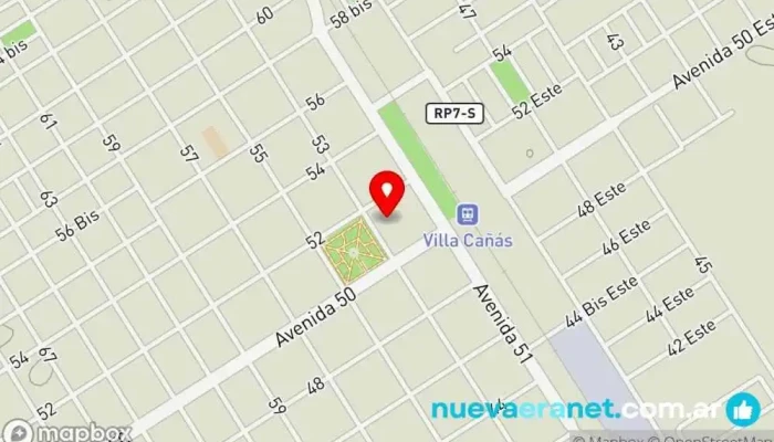mapa de Municipalidad de Villa Cañas Oficina de gobierno local en Villa Cañas