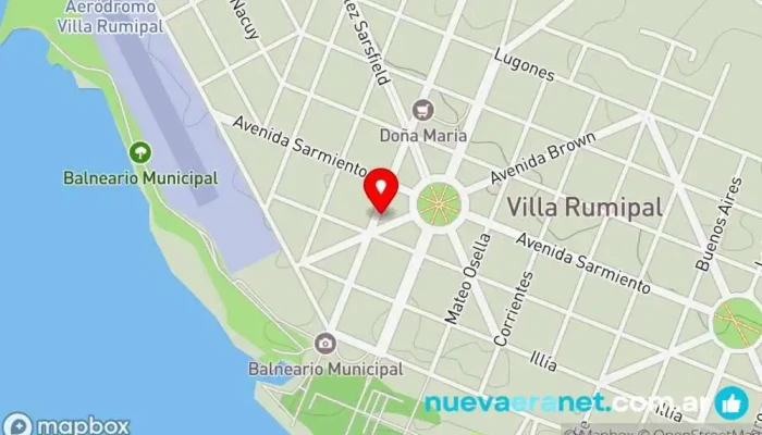 mapa de Municipalidad de Villa Rumipal Oficina de administración municipal en Villa Rumipal