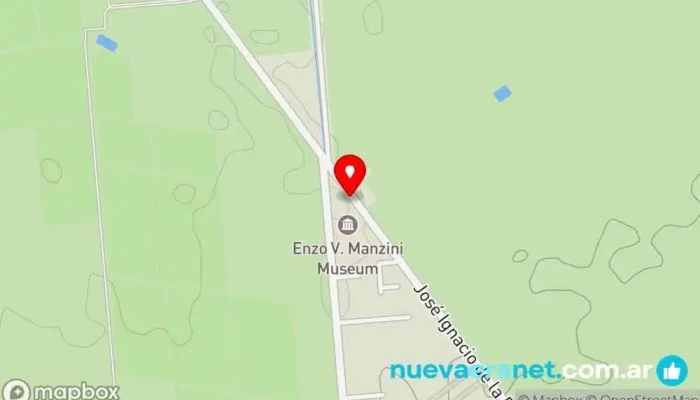 mapa de Museo Enzo V. Manzini Museo de historia local, Atracción turística en Zonda