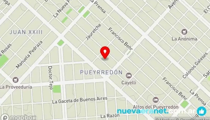 mapa de NADYA TARTAS Y TORTAS Panadería en Comodoro Rivadavia