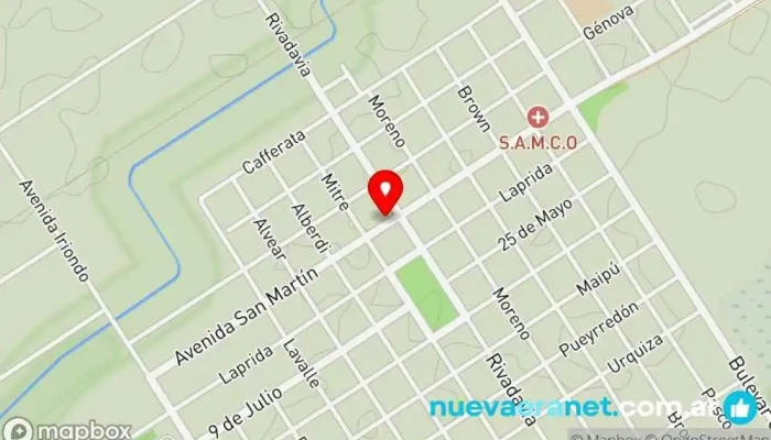 mapa de Nagalhue Propiedades Agencia inmobiliaria en Melincue