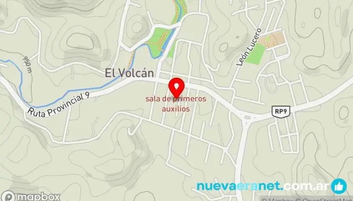 mapa de Namaste Hostel ElVolcan Hotel en El Volcan