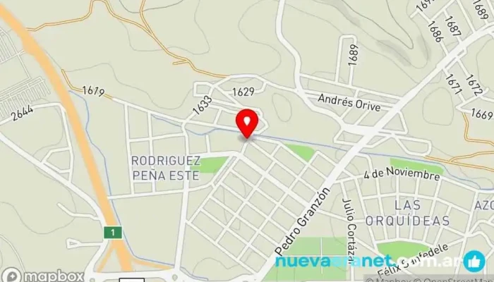 mapa de Naru Luna Pastelería en Comodoro Rivadavia